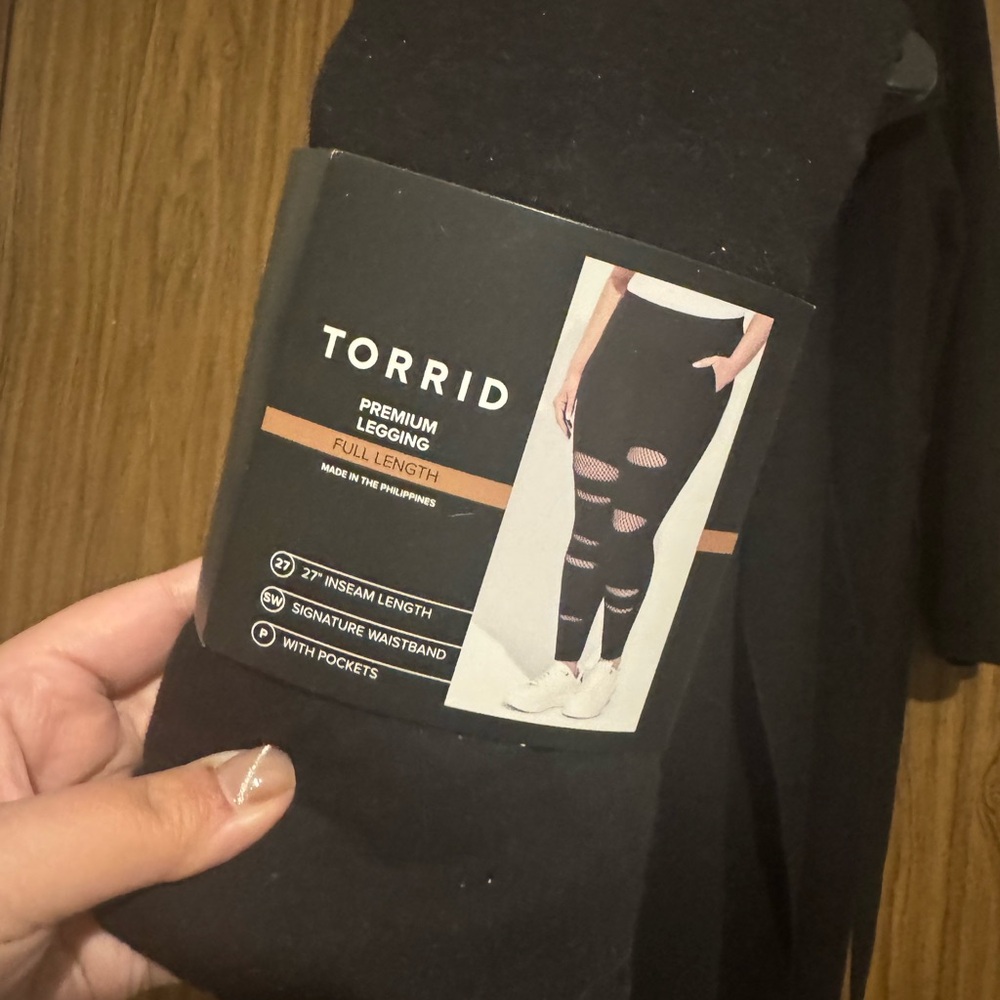 Torrid Black Full-Length Leggings